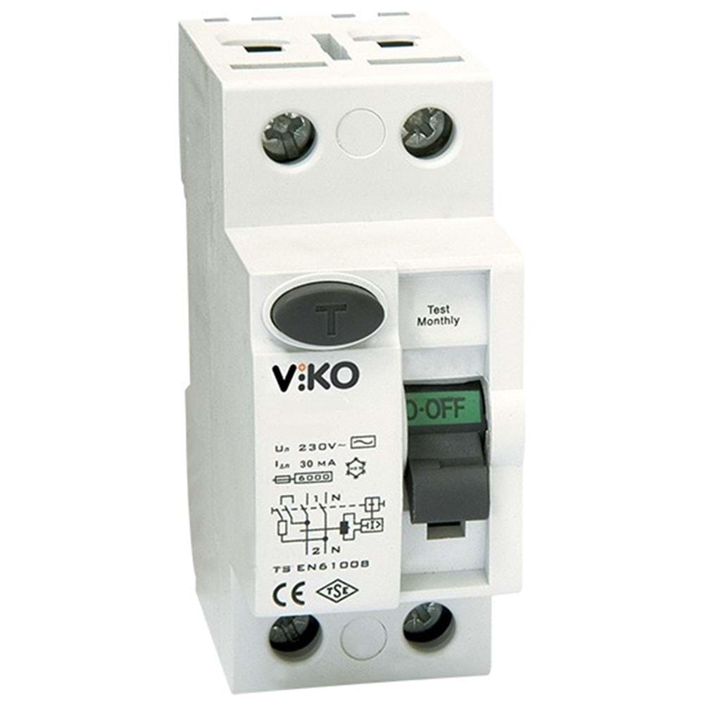 Viko Kaçak Akım Koruma Rölesi 2x40 300mA 342005