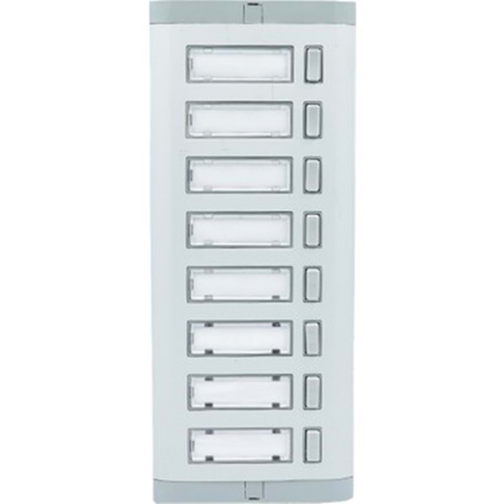 SEKİZLİ (8) LÜKS ALÜMİNYUM ZİL BUTONU 344103