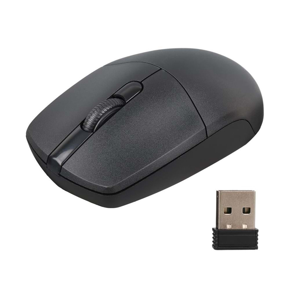 Philips SPK7347B Kablosuz USB 1200DPI Sessiz Optik Mouse Siyah 411048