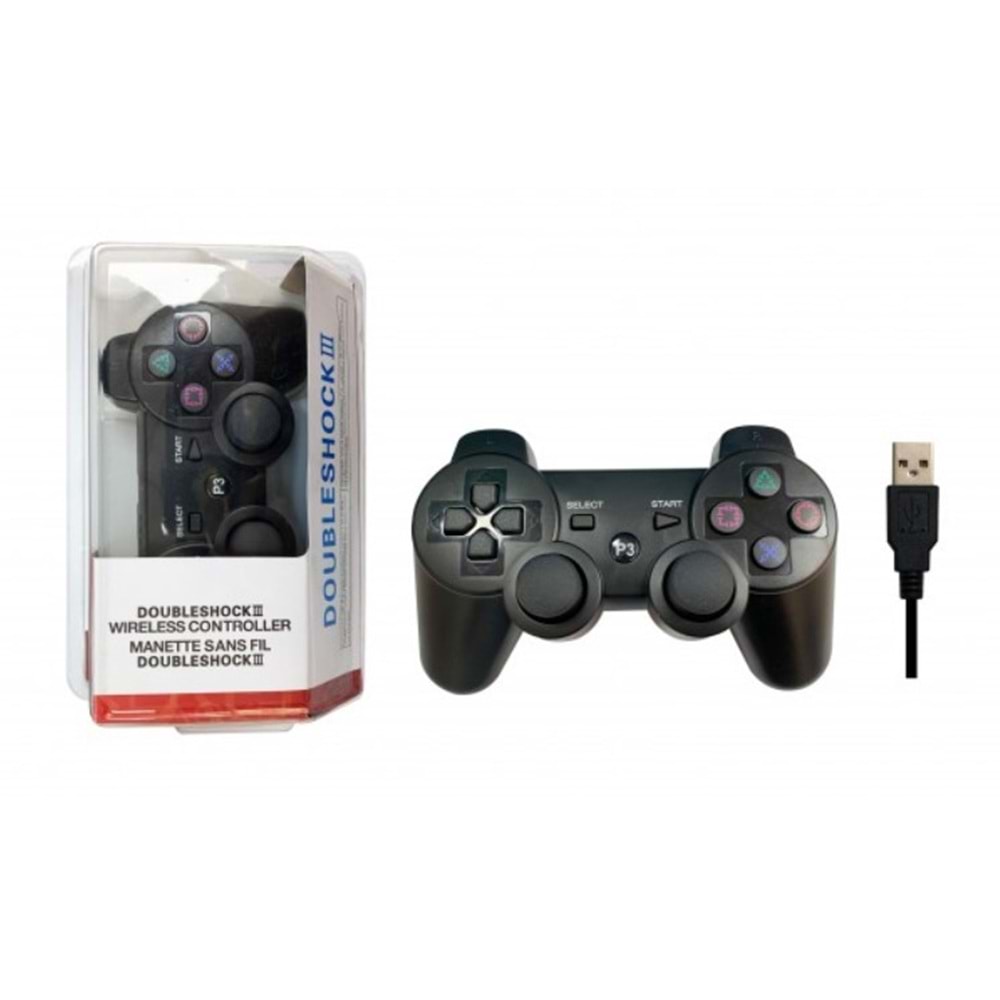 Platoon PL-2874 Doble Shock Titreşimli Ps3 Bluetooth Kablosuz Oyun Kolu Gamepad 418021