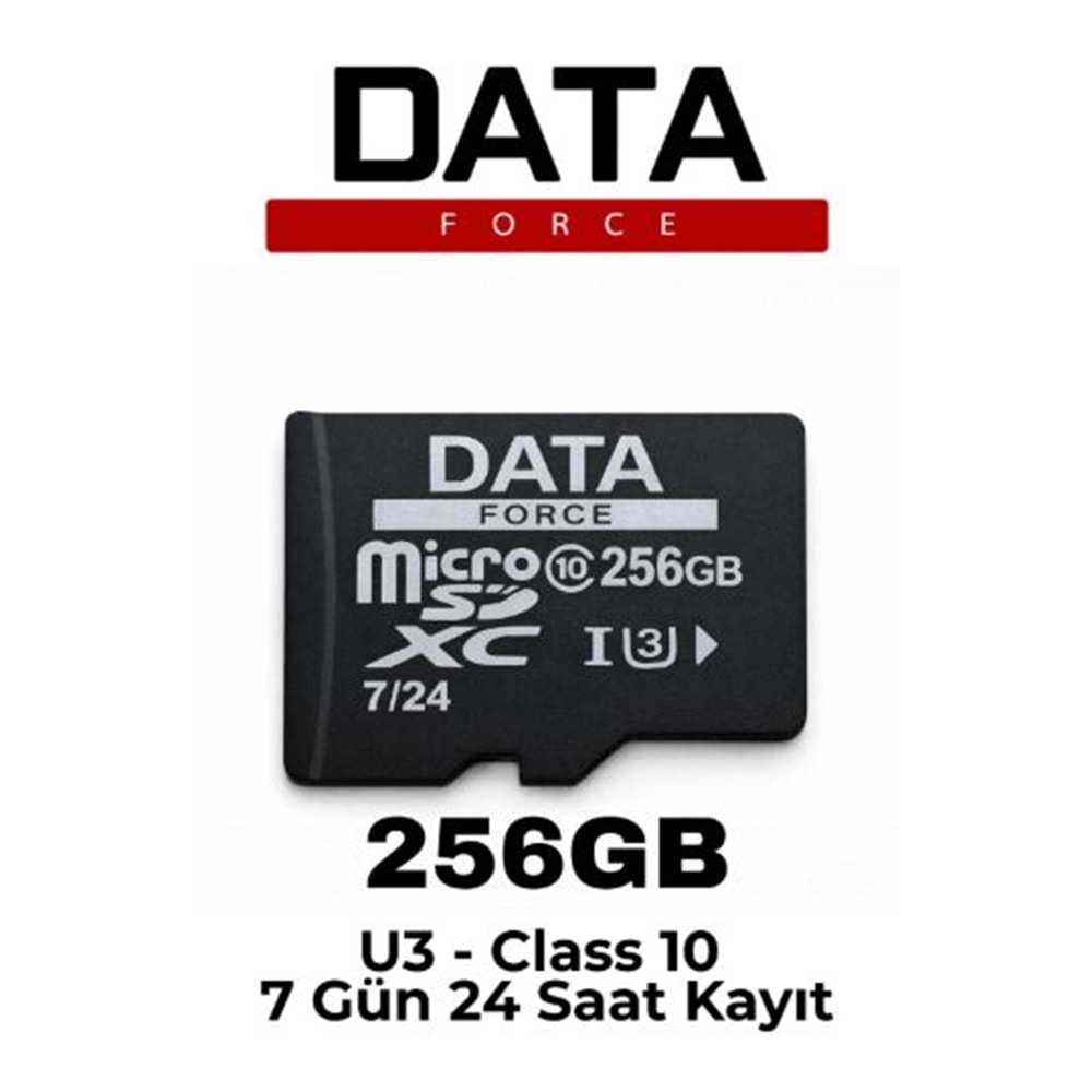 DATA FORCE 256 GB Micro SD Card Hafıza Kartı 423025