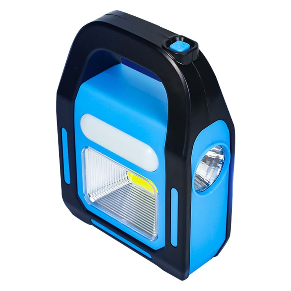Powermaster HB-9707A-2 3 Kademeli USB Çıkışlı Şarjlı Taşınabilir Solar Lamba 884131