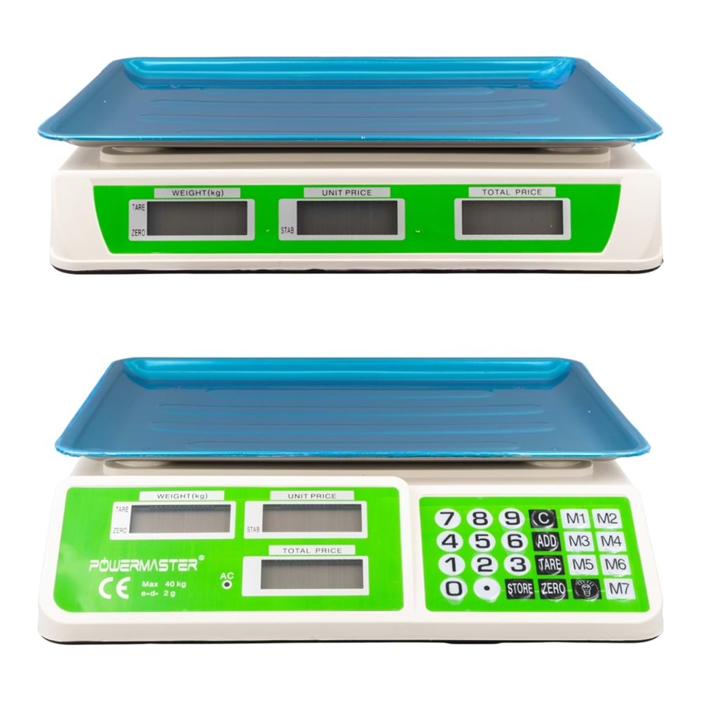 40 KG ELEKTRONİK DIGITAL TERAZİ (2 GR HASSASİYET)