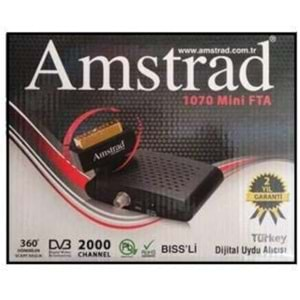 AMSTRAD SCART PLUS MİNİ SD SCART UYDU ALICISI 112018