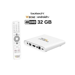 Botech Wzone 2GB DDR4 32 GB eMMC 4K Android Lisanslı TV Box 114053