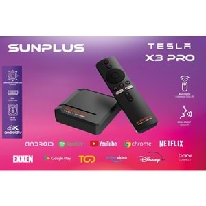 Sunplus TESLA X3 PRO serıes cortexA53 Android BOX DDR3 2GB 16GB TV Box