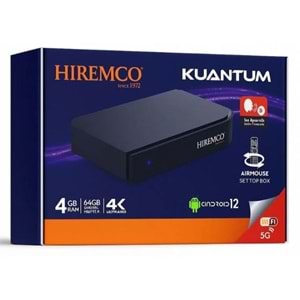 Hiremco Kuantum Android12 + UYDU ALICISI 5G WİFİ Extra Paket 4GB 64GB 114092