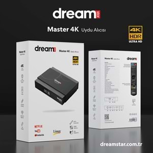 DREAMSTAR MASTER 4K HD LİNUX UYDU ALICISI 111066