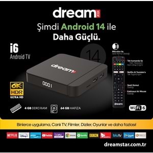Dreamstar i6 PLUS AndroidBOX 4 GB DDR 64 GB Tv Box 114050