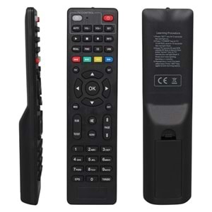 UZAKTAN KUMANDA - UYUMLU MODELLER DREAMSTAR AURA Mini HD Botech Mini Scart HD Piko 502 HD TV Kontrollü Uydu Alıcı Kumandası 123240