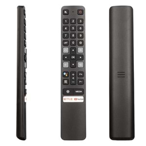 SES KOMUTLU MİKROFONLU TCL UYUMLU LCD LED TV UZAKTAN KUMANDA 124107