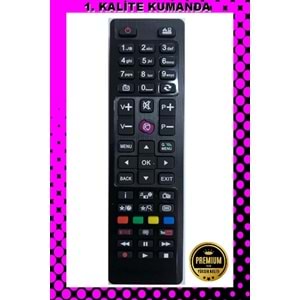 1.KALİTE KUMANDA -- Maza-Mapp 1204 Vestel-Regal-Youtube ve Netflix Tuşlu Lcd Led Tv Kumandası 125003 ED1