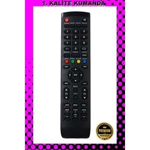 UZAKTAN KUMANDA - UYUMLU MODELLER 1.KALİTE KUMANDA -- Maza-Mapp 192 Nordmende-Sanyo Lcd Led Tv Kumandası 125021 E59
