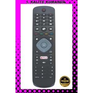 1.KALİTE KUMANDA --Maza-Mapp 1154 Philips Netflix Lcd Led Tv Kumandası 125024 E43
