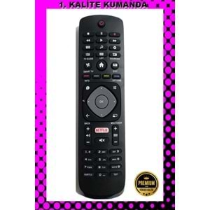 1.KALİTE KUMANDA --Maza-Mapp 1177 Philips Netflix Yeni Lcd Led Tv Kumandası 125025 E44
