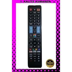1.KALİTE KUMANDA --Maza-Mapp 1201 Samsung Işıklı Lcd Led Tv Kumandası 125048 EC14