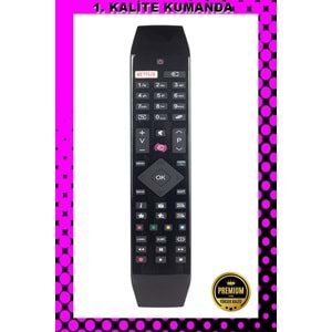 UZAKTAN KUMANDA - UYUMLU MODELLER 1.KALİTE KUMANDA --Maza-Mapp 1152 Vestel Netflix Lcd Led Tv Kumandası 125060 E40/B