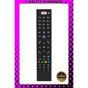 1.KALİTE KUMANDA --Maza-Mapp 1220 Vestel T1640 Netflix Lcd Led Tv Kumandası 125066 ED17