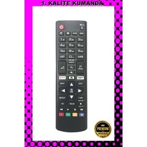1.KALİTE KUMANDA --Maza-Mapp 1165 LG Netflix Amazon Smartlı Lcd Led Tv Kumandası 125073 E14/A