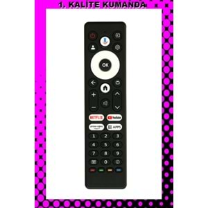 UZAKTAN KUMANDA - UYUMLU MODELLER 1.KALİTE KUMANDA --Maza-Mapp 1369 Beko Arçelik Ses Komutsuz Tv Kumandası 125257