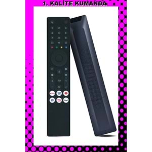 UZAKTAN KUMANDA - UYUMLU MODELLER 1.KALİTE KUMANDA --Maza-Mapp 1284 TcL Ses Komutsuz Tv Lcd Kumandası 125262