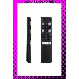 UZAKTAN KUMANDA - UYUMLU MODELLER 1.KALİTE KUMANDA --Maza-Mapp 1244 TCL Lcd/Led TV Kumandası 125269