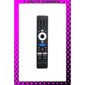 UZAKTAN KUMANDA - UYUMLU MODELLER 1.KALİTE KUMANDA --Maza-Mapp 1279 Onvo Lcd-Led Tv Kumandası 125270