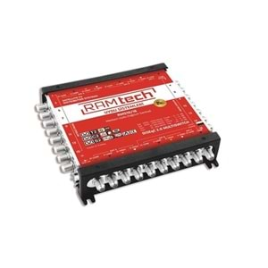 Ramtech Rt-10/16 Kaskatlı/Sonlu Uydu Santral MultiSwitch + Adaptör 130014