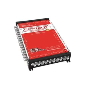 Ramtech Rt-10/32 Kaskatlı/Sonlu Uydu Santral MultiSwitch + Adaptör 130017