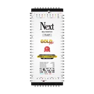 Next YE-10/48 Hybrid Sonlu ve Kaskatlı Bir Arada Gold Plus Multiswitch Uydu Santrali 130051