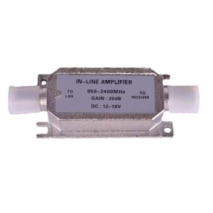 HERZ LNB HAT KUVVETLENDİRİCİ 20 dB 950-2150 MHZ IN-LINE ANFİ 180063