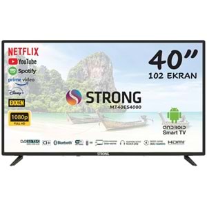 STRONG ML40EW4000 40’’ 102cm Ekran Full HD ANDROİD + Uydu Alıcılı WhaleOS TV ( LİSANSLI ÜRÜN )