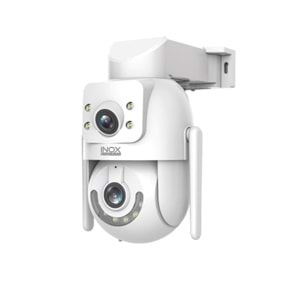 INOX X116 3+2 MP 2 Kameralı Akıllı Wi-Fi Güvenlik Kamerası (1 Sabit + 1 PTZ – IP66) 231178