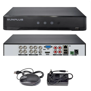 SUNPLUS SP-8002 AHD 8 Lİ DVR KAYIT CİHAZI 5mp DESTEKLİ ( xmeye programı)
