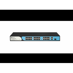 BDCOM S1200-24P2G1S Yönetilemez PoE Switch 24-Port 100M PoE+ 2-Port Gigabit RJ45 + 1-Port Gigabit SFP