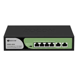 BDCOM S1500-4P2G PoE Switch 4-Port Gigabit PoE+ 2-Port Gigabit FULL 1000 LİK POE