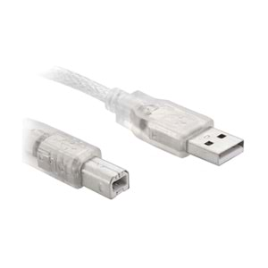 Usb Yazıcı Kablosu 2.0 Şeffaf 3 Metre 247010