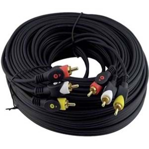 Rewel 3 RCA - 3 RCA 10 Metre Kablo 248066