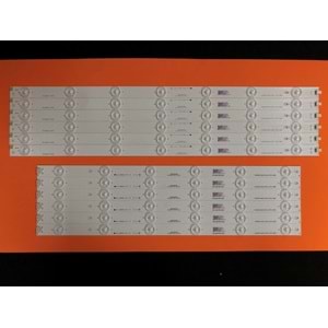 Sunny Tv LED BAR 12 li takım 6x45,7 cm 6x53,9 cm uyumlu tv kodları SVJ500A33 _ REV06 _ 13LED_L_TYPE_140805 - 50D3000/D2000 284113-A13