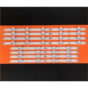 LG Tv LED BAR 8 li takım A-4x53,9 cm B-4x44,6 cm uyumlu tv kodları 6916L-1716A , 6916L-1949A , 6916L-1962A, 47LB652V, 47LB565V-ZQ, 47LB5800-UG BUSWLQR, 47LB5800-UG BUSQLQR, 47LB5900-UV BUSWLQR, 47LB565U-ZQ, 47LB561U-ZC, 47LB563V-ZT 47LB6500 284124-B4