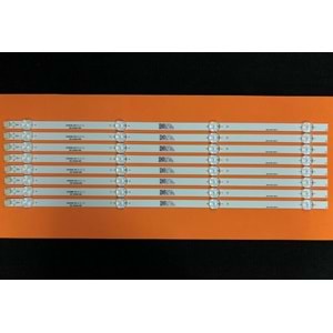 ARÇELİK BEKO ALTUS Tv LED BAR 8 li takım 8x49,6cm uyumlu tv kodları B49L 8740 5B 49VLX7730 SP , B49L8752 5S , A49L 8752 5S 284130-C13