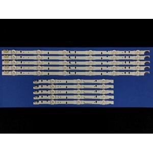 Samsung Tv LED BAR 40 inç 10 lu takım 5x30,4cm 5x55,5cm uyumlu tv kodları UE40H6500/UN40J6300/CY-GH040BGSV2H/CY-GH040CSLV5H/UE40H6270/UE40H5070/UE40H6290/UE40H5090/UE40H6470 UE40H5070/UE40H6290/UE40H5090/UE40H6470/ue40h6410 UE40H6670 ,40J5170 284146
