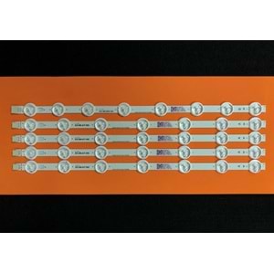Vestel Regal Seg Hi-levelTv LED BAR 40 inç 5 li takım A-4x35,5cm B1x35,5cm uyumlu tv kodları 40NX600, 40FA3000, 40FA5050, 40FX210FM, 40FA5050 40R4010F, 40HL550, 40SD5200, 40NX590, 40SD5000, 40SD6100, 39FX410F, 40FA3000-40R2010 40FA5050 284161-E10