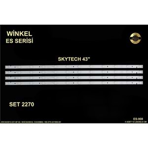 Skytech Tv LED BAR 43 inç 4 Lu Takım 4 X 82,6 CM 12 Mercek 284556 - R16