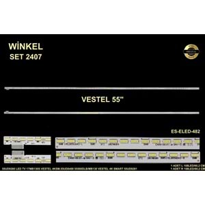 Vestel Slim Led Bar 55 inç 2 x 60,2 Cm (L+R) 108 Ledli Tv Led Bar 284613 - W11