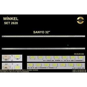 Sanyo Slim Led Bar 32 inç 2 Li 35,8 Cm (L+R) 38 Ledli Tv Led Bar 284627 -W20