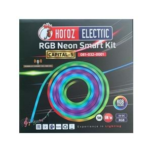 Horoz Capıtal-5 Rgb Neon Smart Kit 5W Waterproof 5m Smd LED 311025