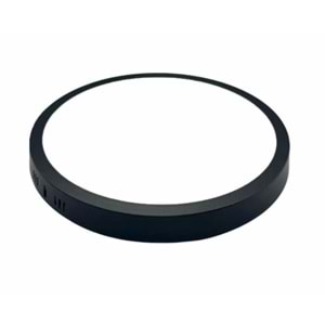 ZMR 24W SIVAÜSTÜ ARMATÜR SİYAH KASA GÜNIŞIĞI RENK 3000K