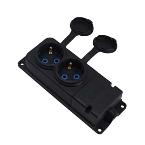 Horoz Kauçuk 2'li Topraklı Grup Priz 325101