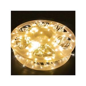 Rewel Dekoratif 25 Metre Gün Işığı LED Işık 220V Fişli Siyah Kablolu Modlu 332028